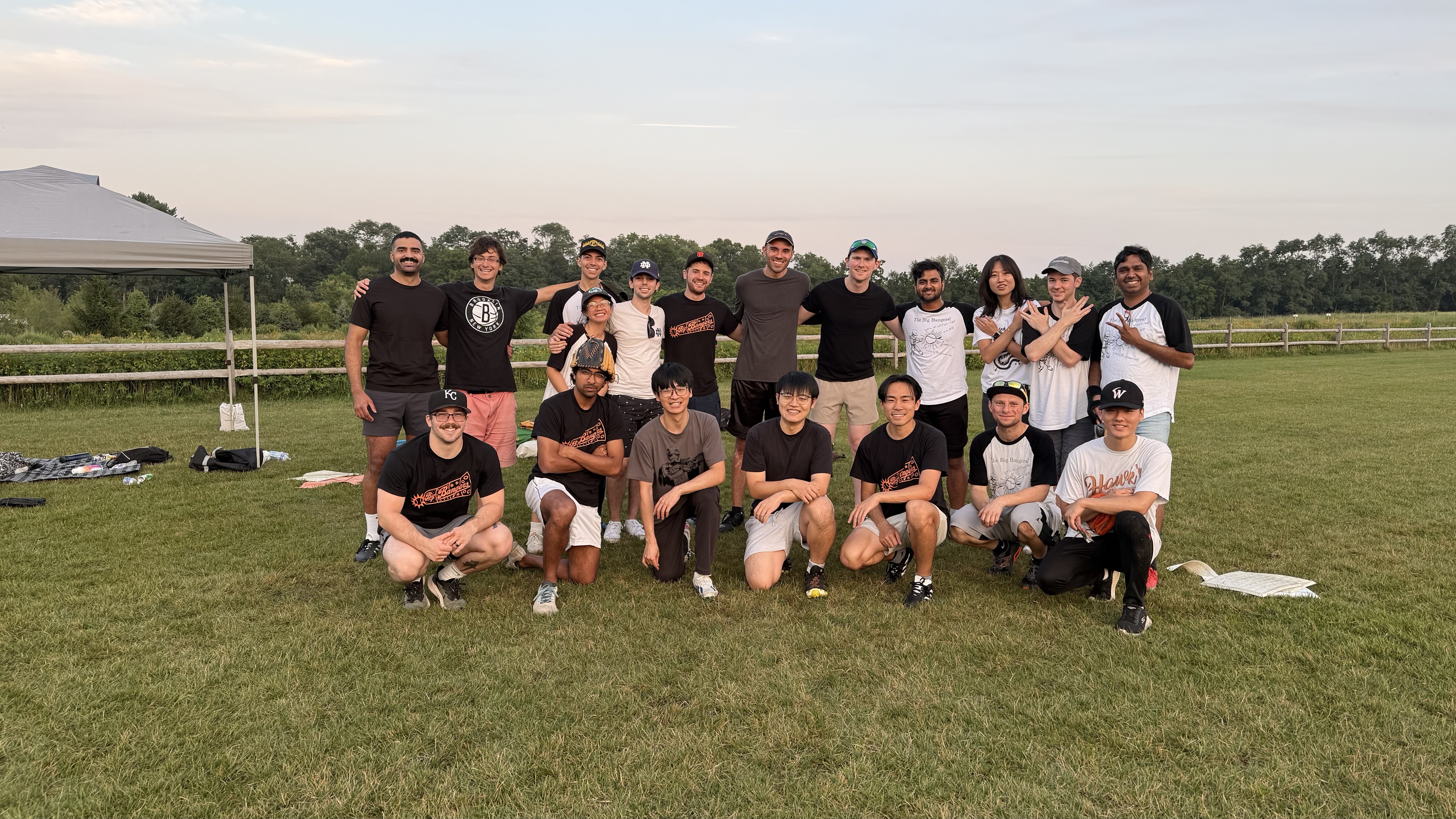 The Big Bangers, the Princeton physics department summer softball team